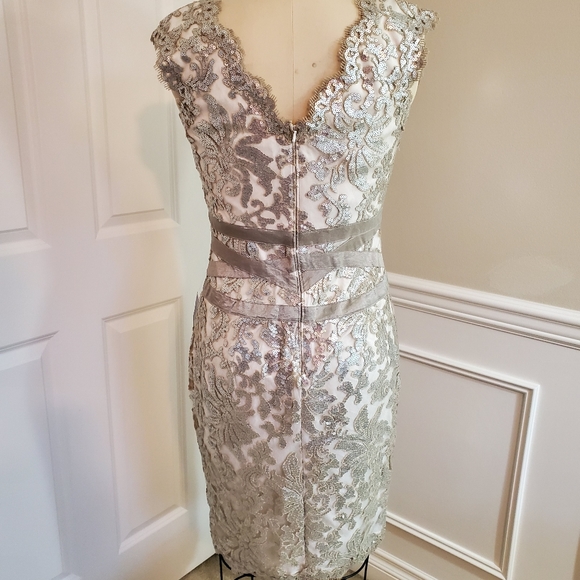 NEW Tadashi Shoji ivory formal bride dress 8 - Picture 6 of 8